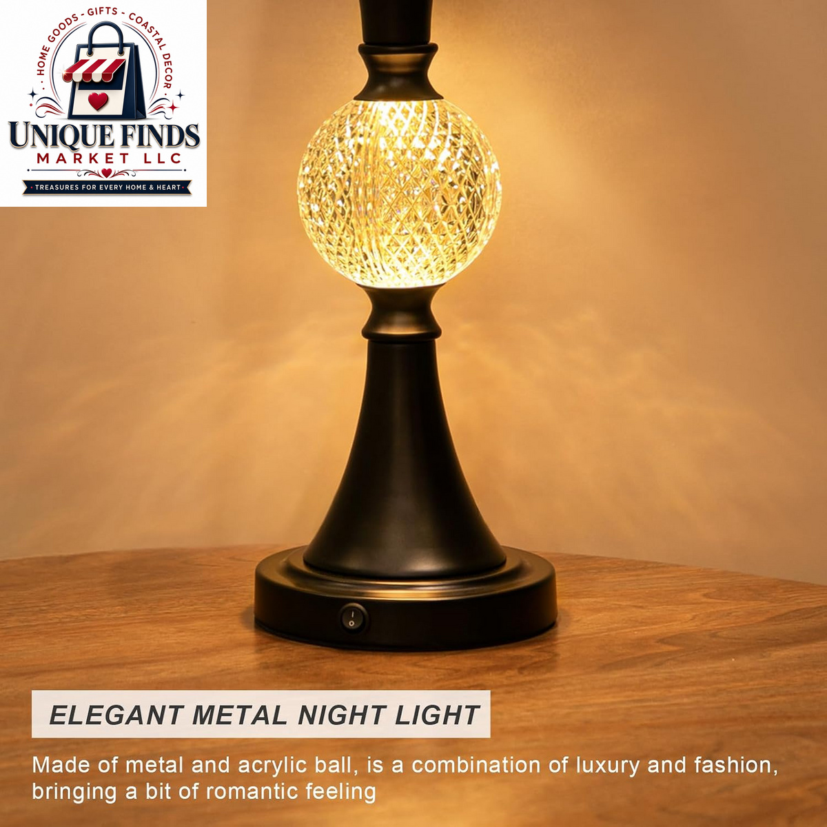Oneach 28.5" Black Table Lamps - Set of 2 Tall Luxury Bedside Lamps with Night Light and USB A+C Charging Ports, Elegant Metal Design for Bedroom and Office End Table Decor