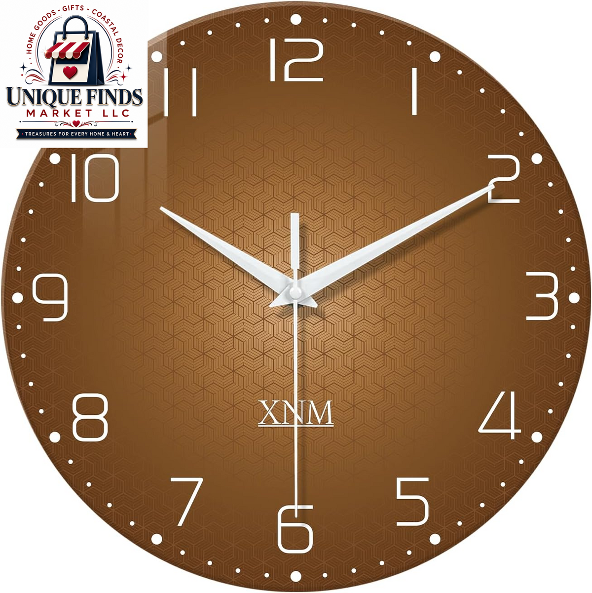 XNM 14-Inch Battery Operated Decorative Wall Clock