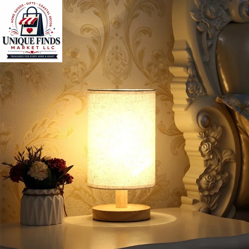 USB Plug Night Light Chinese Style Lamp LED Table Lamp Simple Dimmable Fabric Lampshade Living Room Bedroom Bedside Lighting