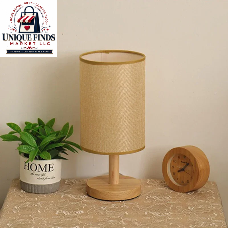 USB Plug Night Light Chinese Style Lamp LED Table Lamp Simple Dimmable Fabric Lampshade Living Room Bedroom Bedside Lighting
