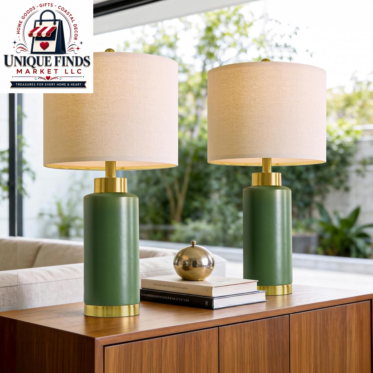 Usumkky Set of 2 27" Ceramic Table Lamps - Modern Farmhouse and Boho Style Bedside Nightstand Lighting for Bedroom and Living Room, Compact Desk Lamps (Pink)