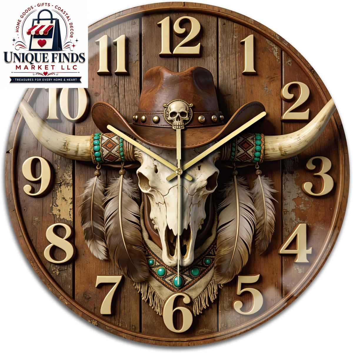 Peacoblue 12-Inch Battery-Operated Basketball Wall Clock