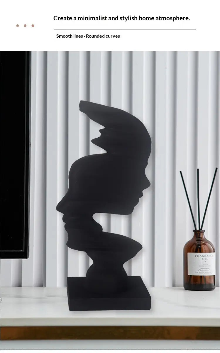 Resin Abstract Head Home Decor Craft