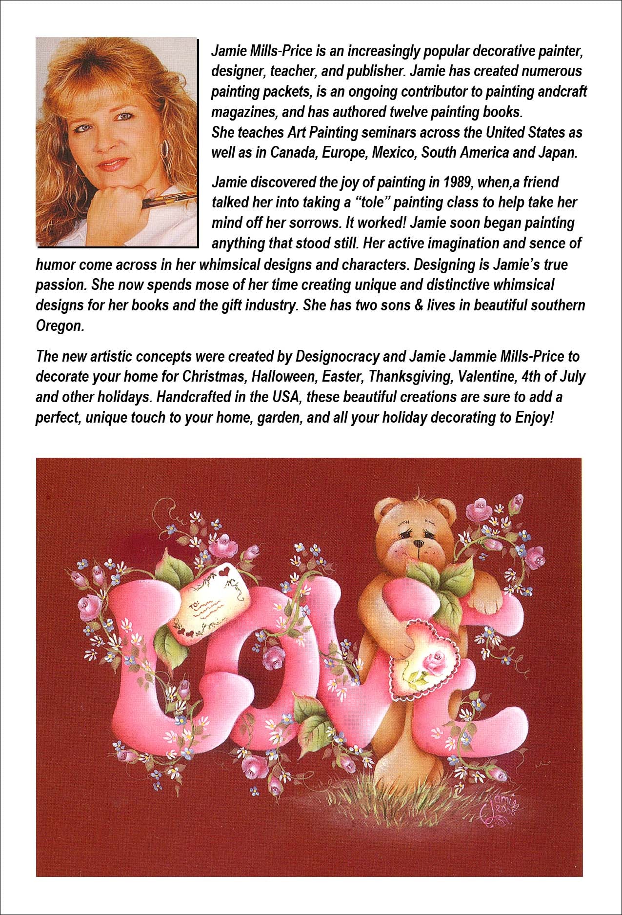 Bella Bunny Easter Door Decor by Jamie Mills-Price - Easter Spring Decor - 8457601H