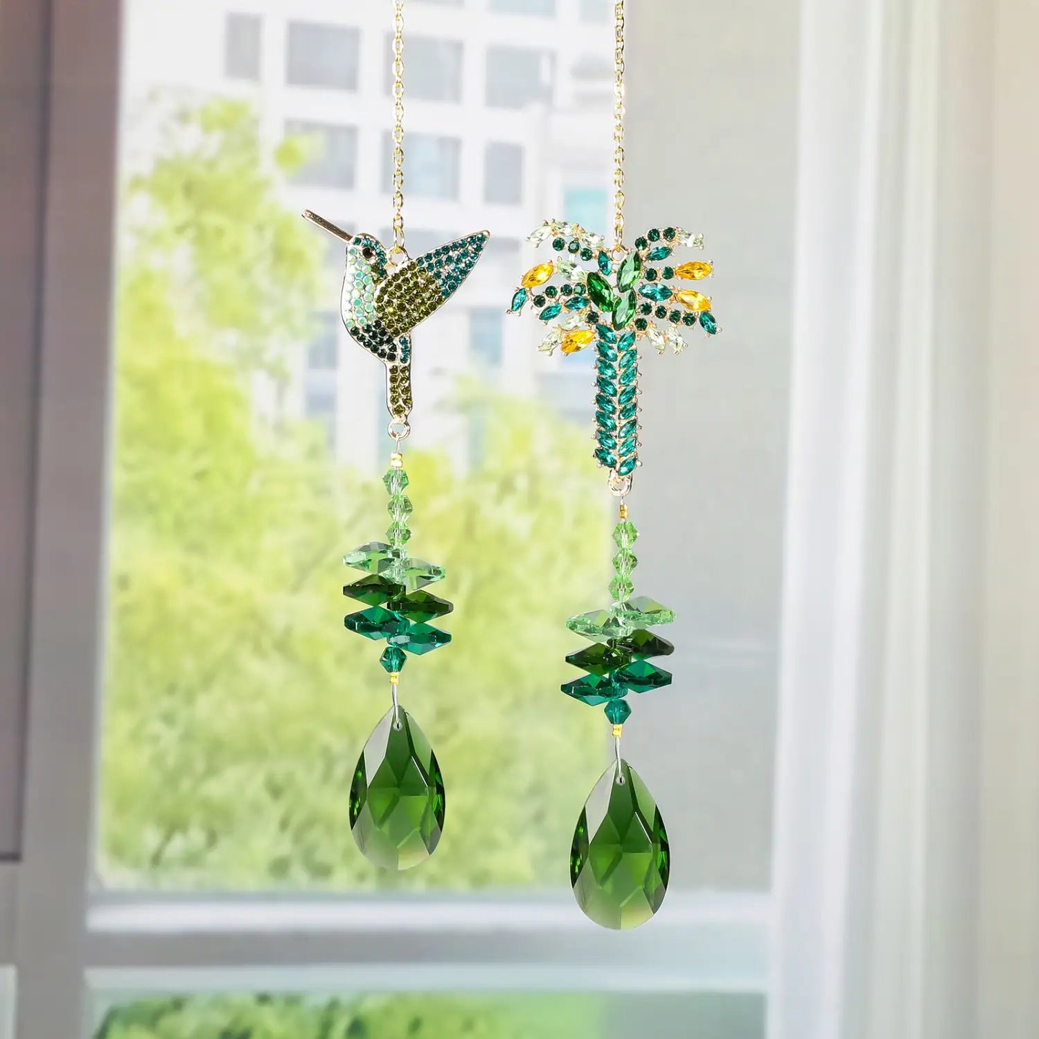 Crystal Wind Chimes Courtyard Pendants