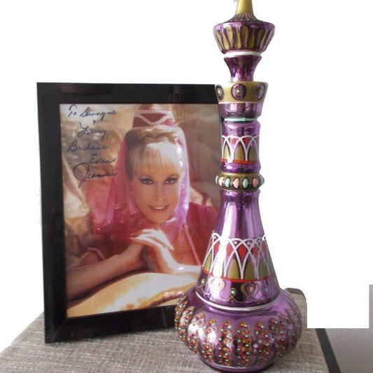Luxury Designer Decor Gift Set Luxury Designer Decor gift set Decorative Objects Figurines Jeannie Bottle MIRRORED RICH PURPLE I DREAM OF JE