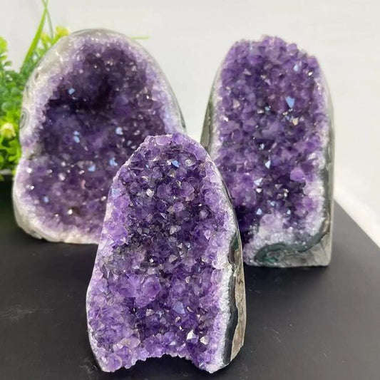 Natural Crystal Cluster Amethyst Stone Geode Raw Quartz Minerals Real Uruguay Home Decoration Spiritual Chakra Reiki 251208