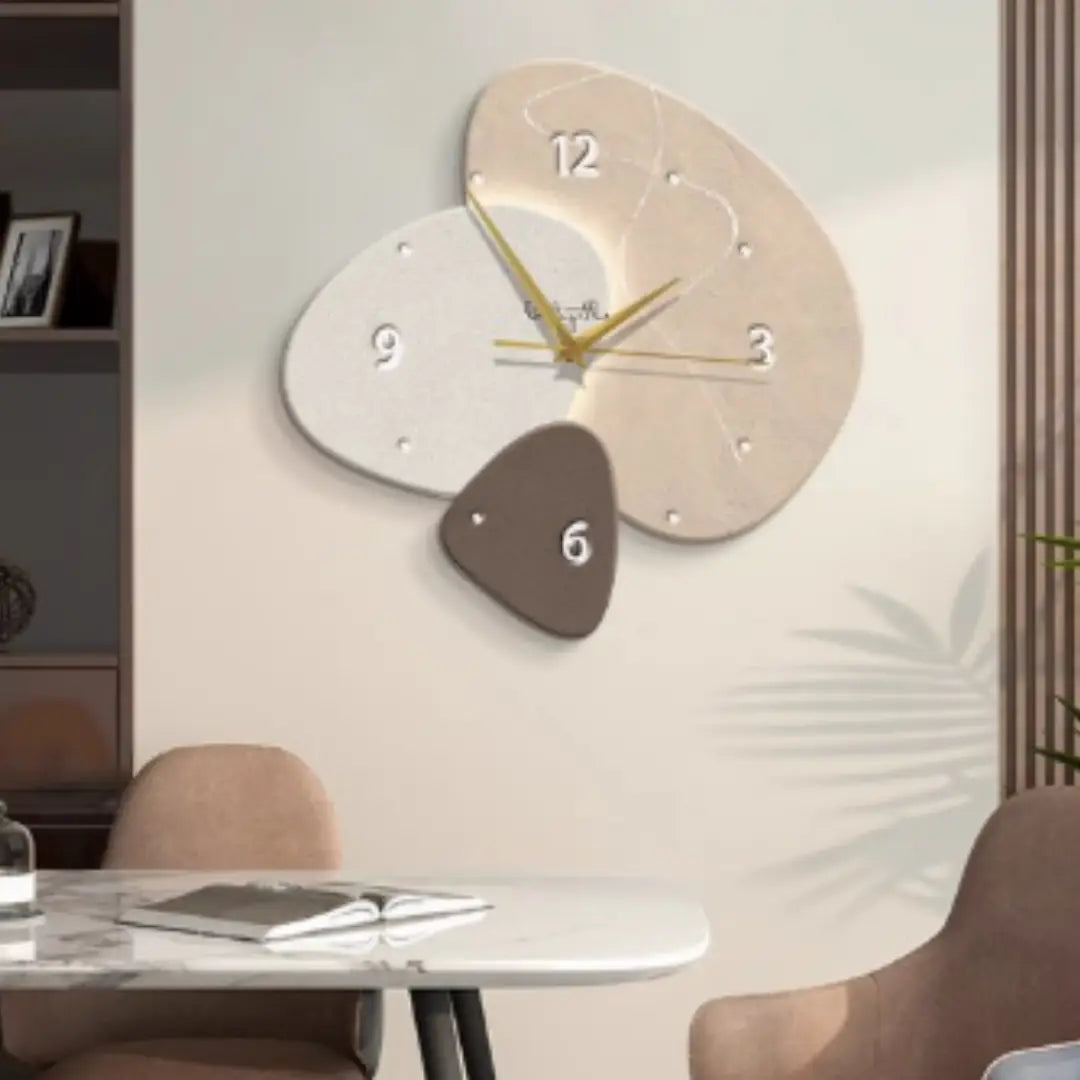 Modern Wooden Wall Clock Home Decor Simple Timepiece