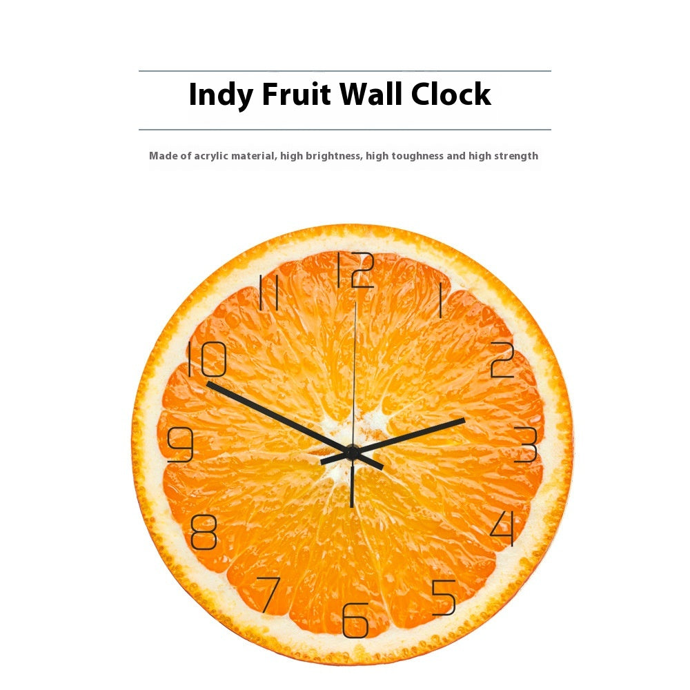 Acrylic UV Printing Creative Living Room Wall Clock