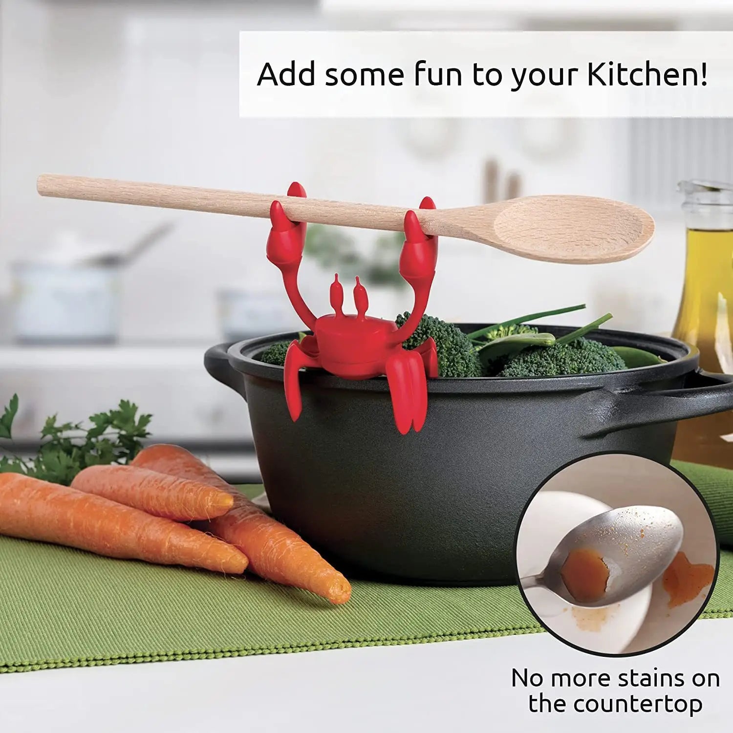 Silicone Crab Pot Side Tableware Stand