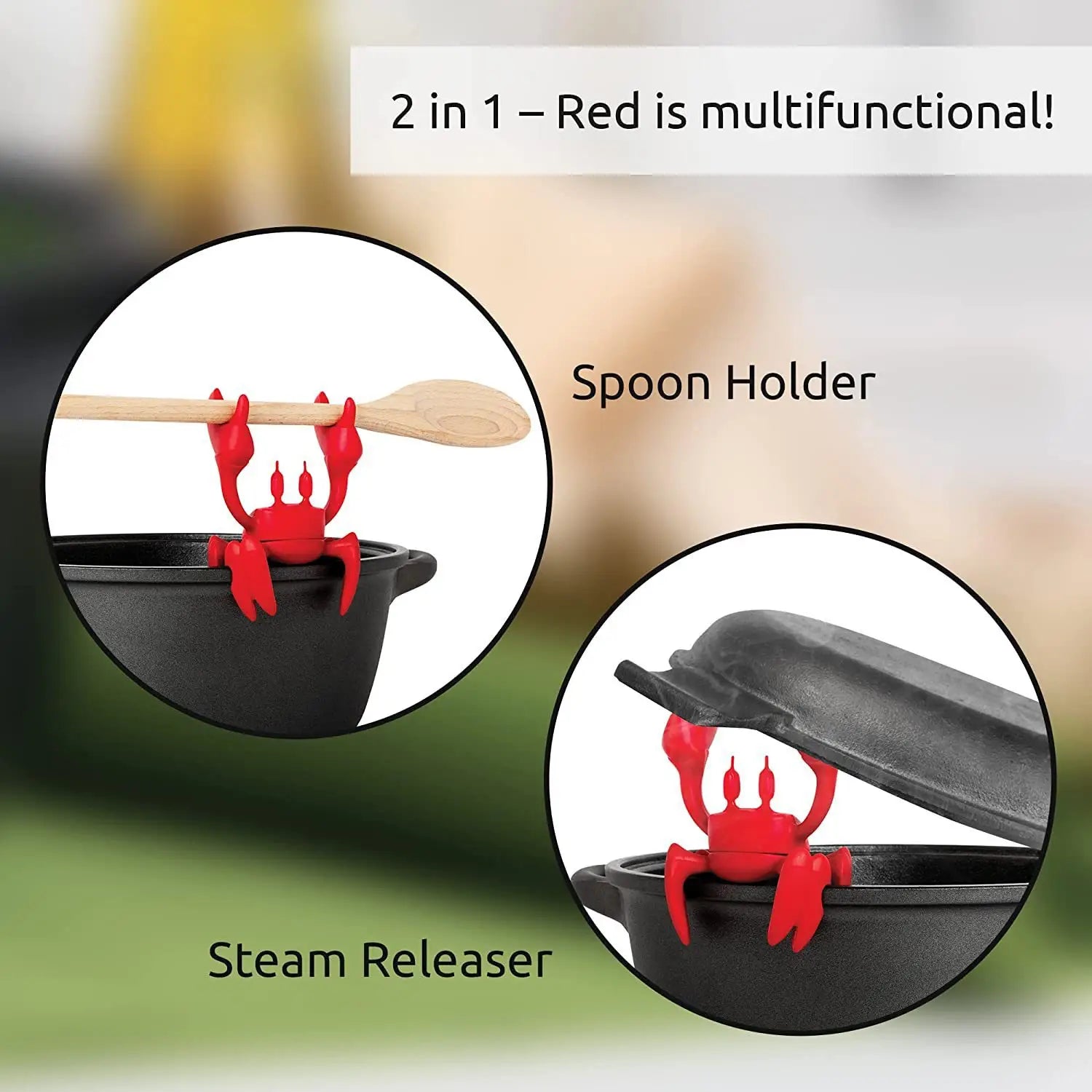 Silicone Crab Pot Side Tableware Stand