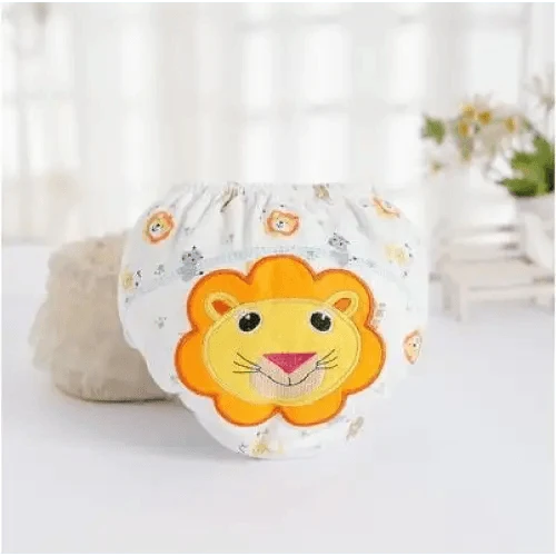 1Pcs Cute Baby Diapers Reusable Nappies Cloth Diaper Washable Cotton Training Pants Panties
