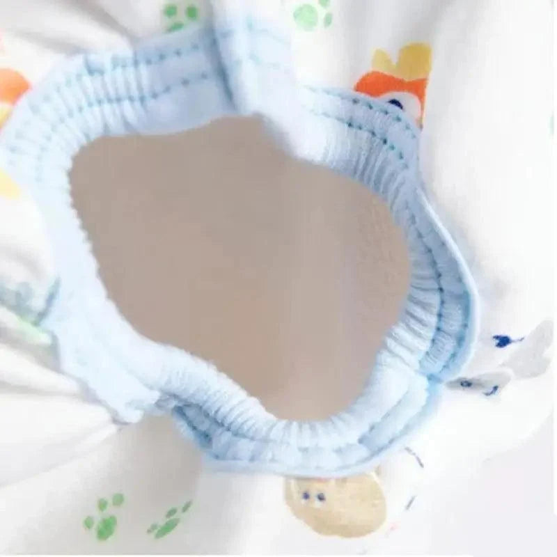 1Pcs Cute Baby Diapers Reusable Nappies Cloth Diaper Washable Cotton Training Pants Panties