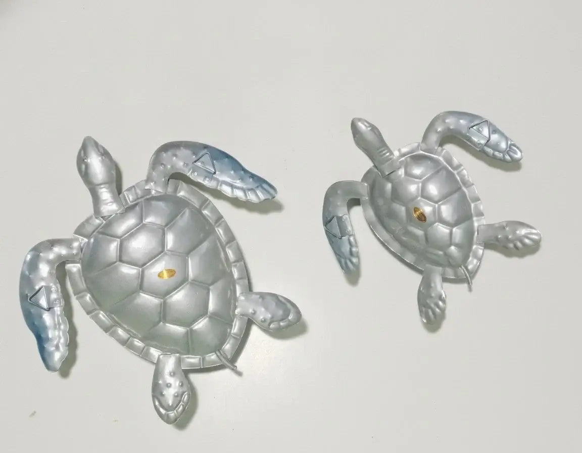 2 Metal Blue Sea Turtles. Visit Our Store ufmllc.online