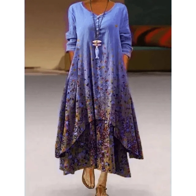 Fashion Long Sleeve Casual Loose Dress for Women - Summer Fashion Dresses for Women