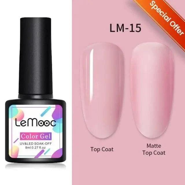 Spring Summer Nail Gel Polish Colorful UV LED Diamond Stylish Glossy and Matte Fashion Design For Womens