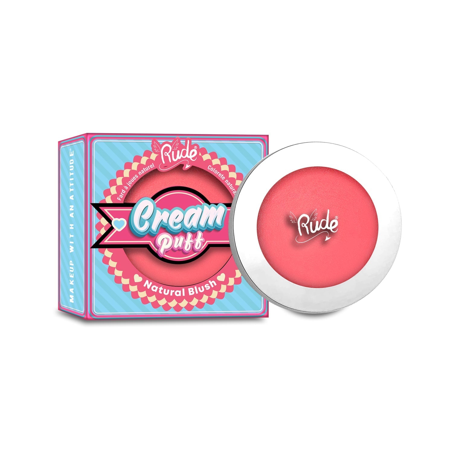 RUDE Cream Puff Natural Blush