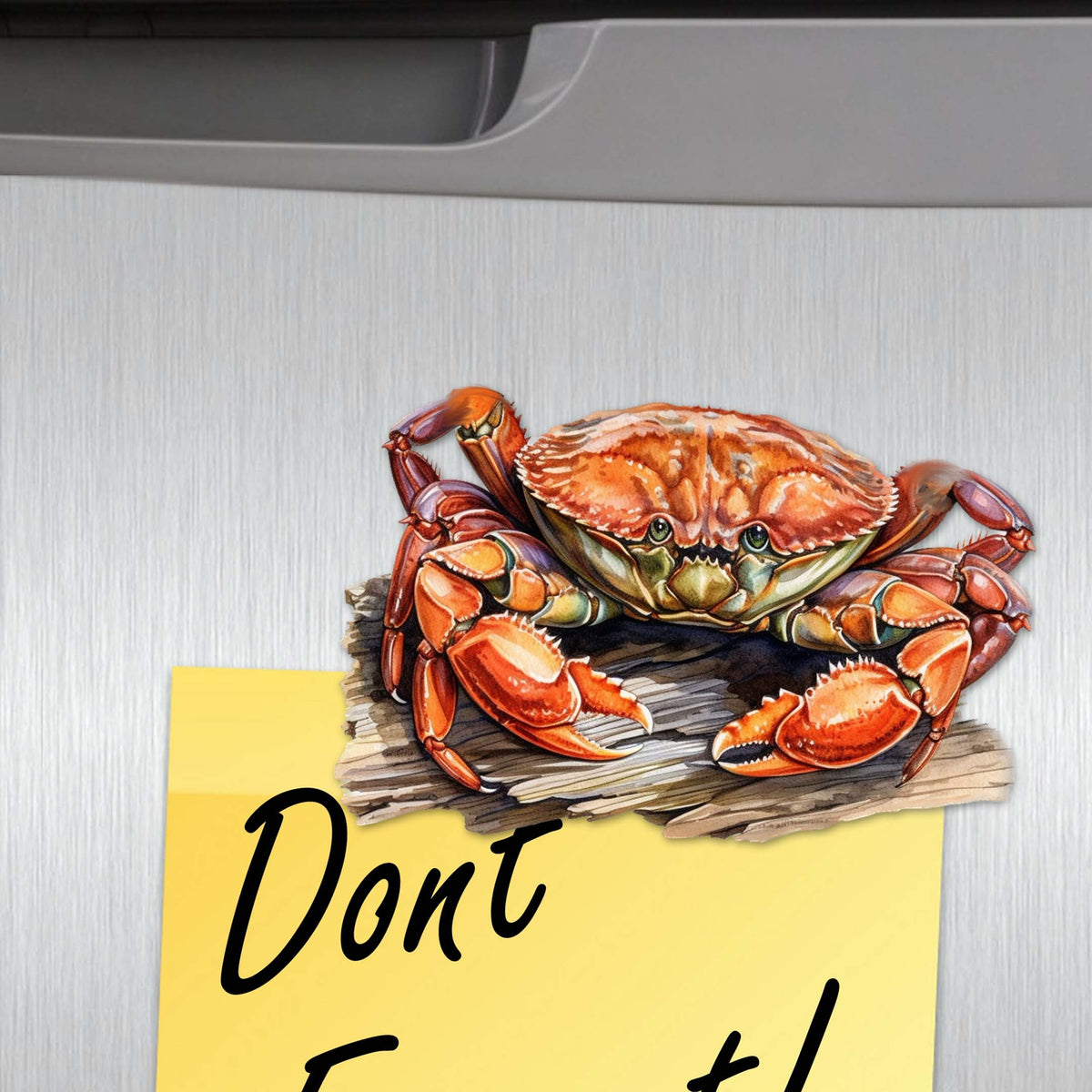 Crabs of the Wild Decorative Eco Wood Magnets Set of 6 by G. Debrekht - Wildlife Decor - 8090121G-S6