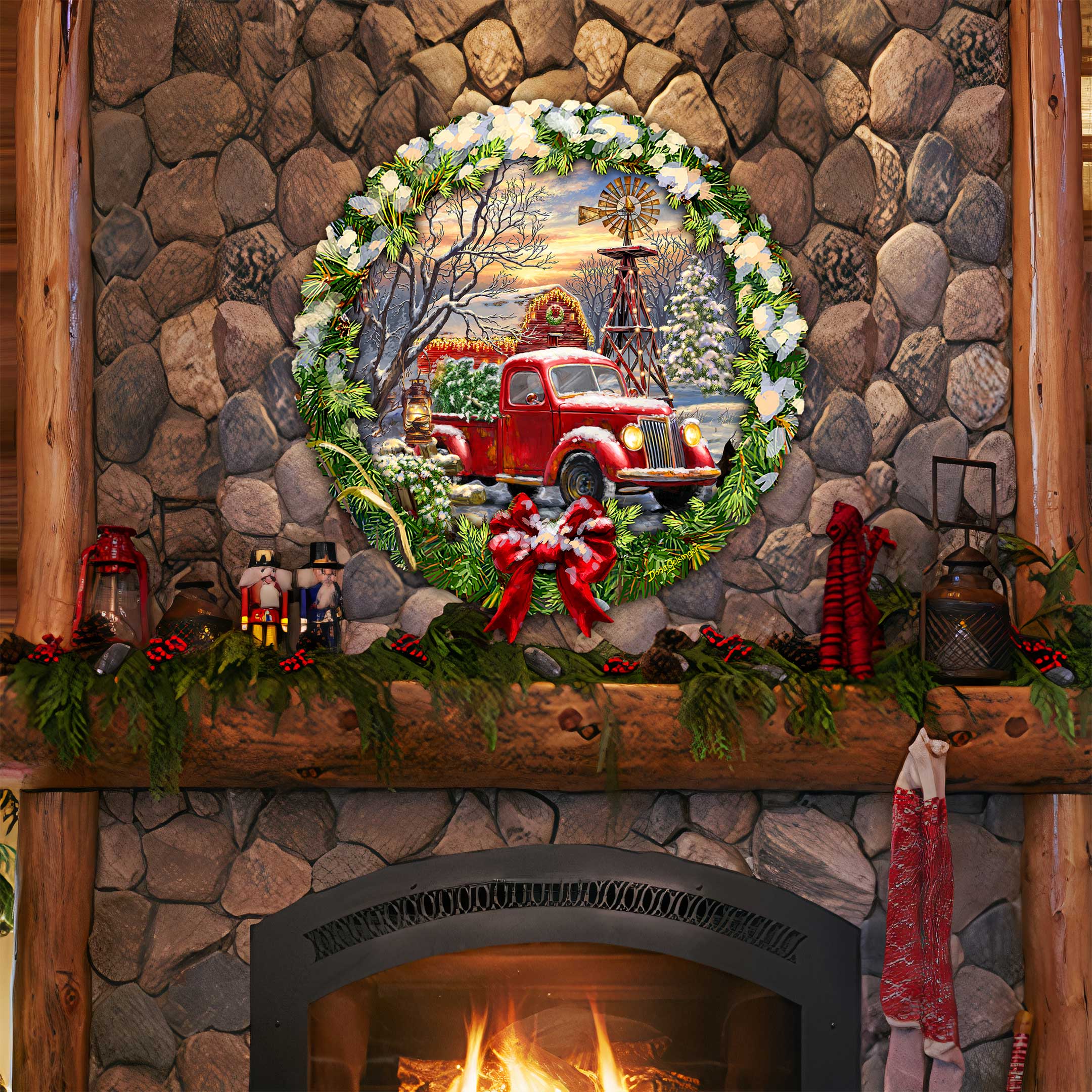 Christmas Wonderland Holiday Door Decor by D. Gelsinger - Christmas Decor - 8652811H-DG