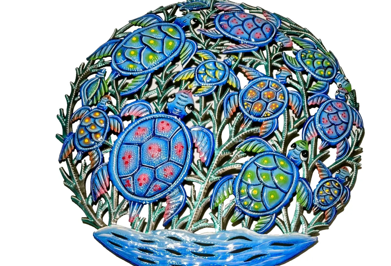 23 inch Metal Drum Handmade Artwork. Visit Our Store ufmllc.online