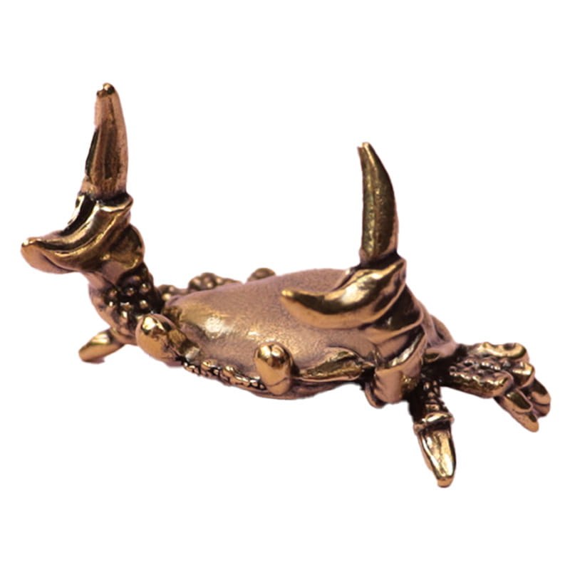 Brass Little Crab Pen Holder Home Decor