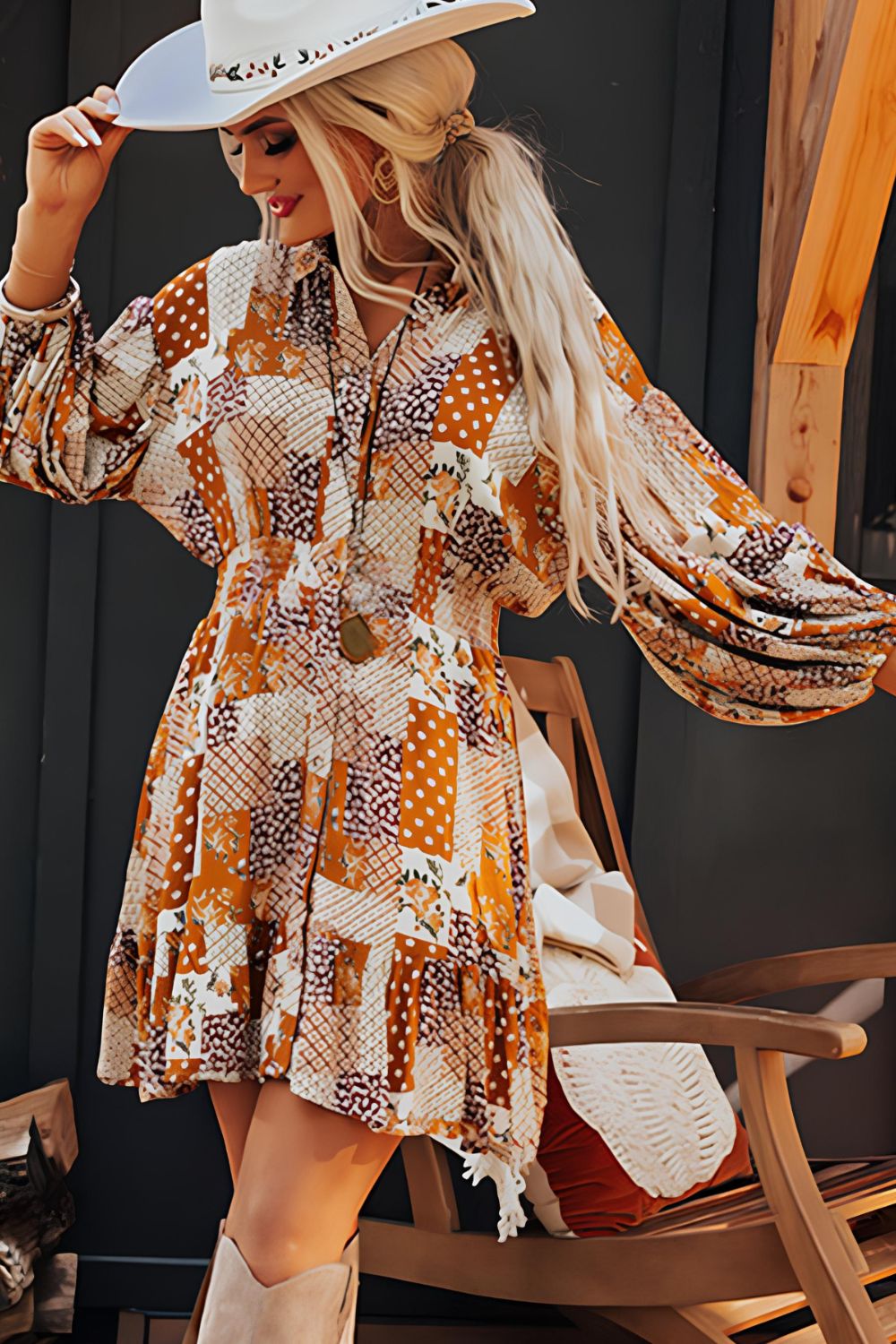 Unique Colorful Mini Shirt Dress Vibrant & Trendy Casual Wear Party Dress