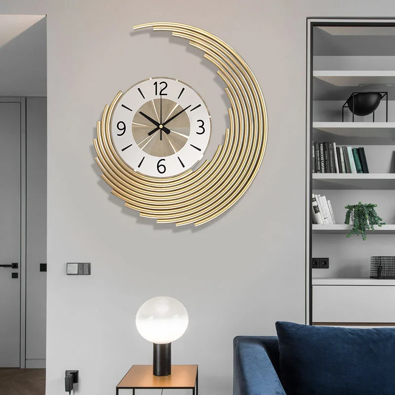 Clocks Wall Clocks Living Rooms Home Nordic Clocks Creative Modern Simple Wall Mounted Watches Light Luxury Decorative Clocks