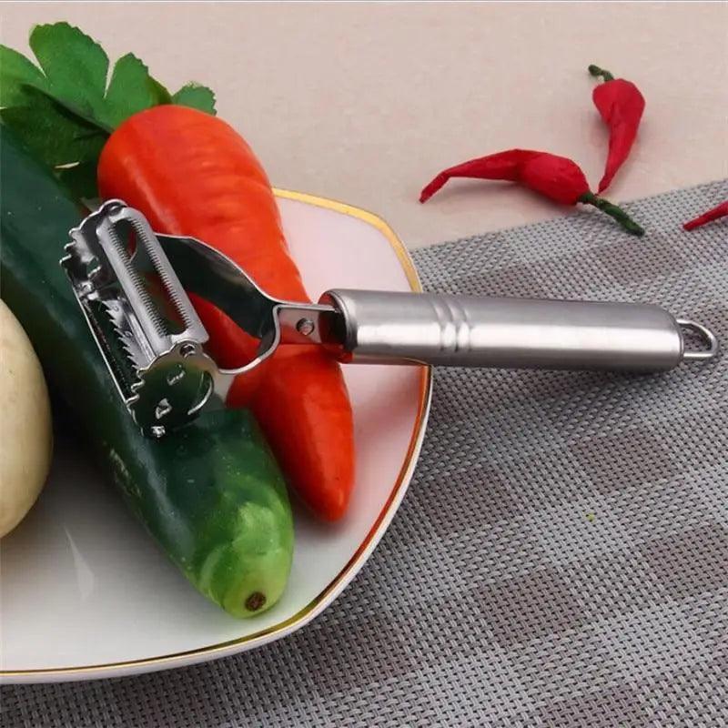 Stainless Steel Multi-function Vegetable Peeler And Cutter Peeler Potato Carrot Kitchen Tool