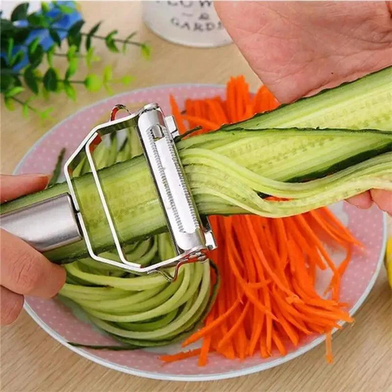 Stainless Steel Multi-function Vegetable Peeler And Cutter Peeler Potato Carrot Kitchen Tool