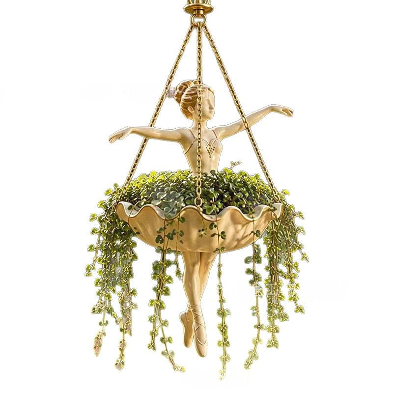 Creative Ballerina Flower Pot Hanging Ornaments