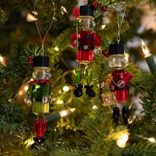 Sparkling Musician Nutcracker Ornament