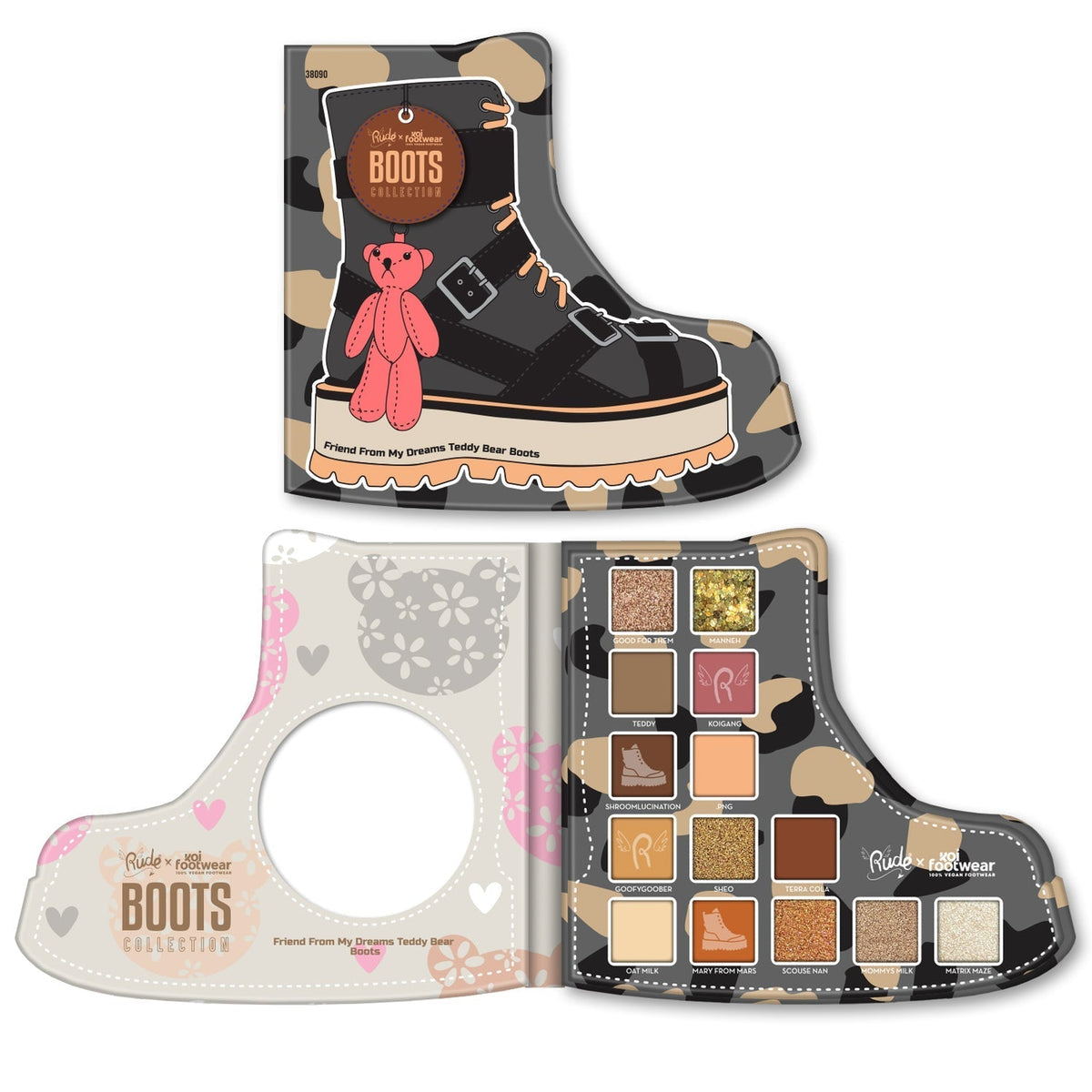 RUDE X KOI FOOTWEAR Boots Collection - Friend From My Dreams Teddy Bear Boots -  Friend From My Dreams Teddy Bear Boots