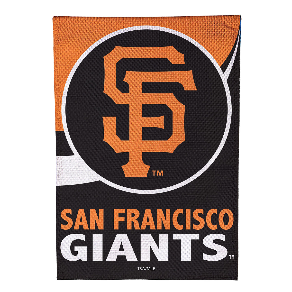 San Francisco Giants Burlap House Flag