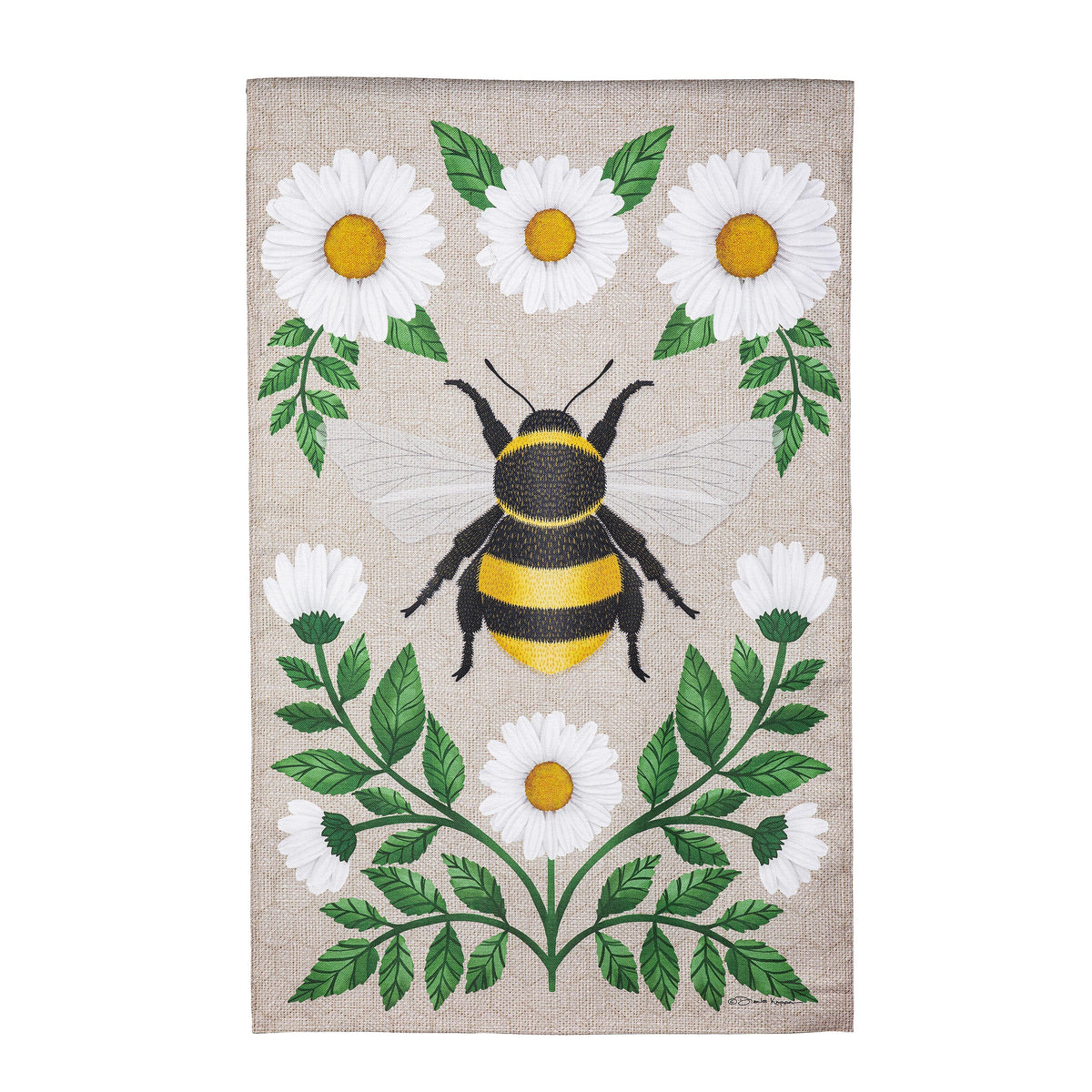Garden Prince Burlap House Flag