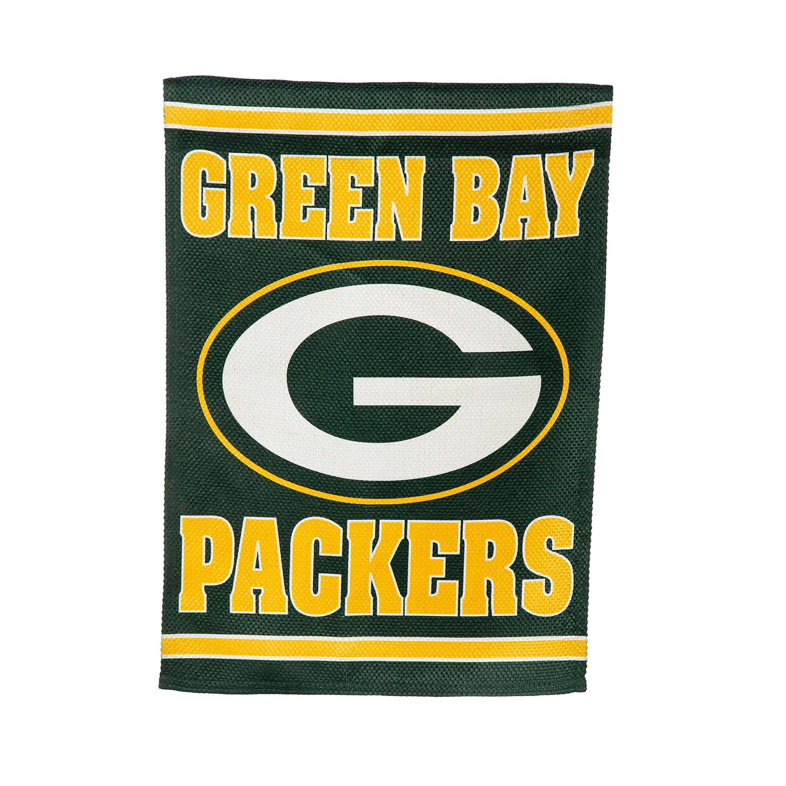 Embossed Suede Flag, House Size, Green Bay Packers