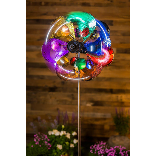 84"H Solar Wind Spinner, 4-Tier Spinner