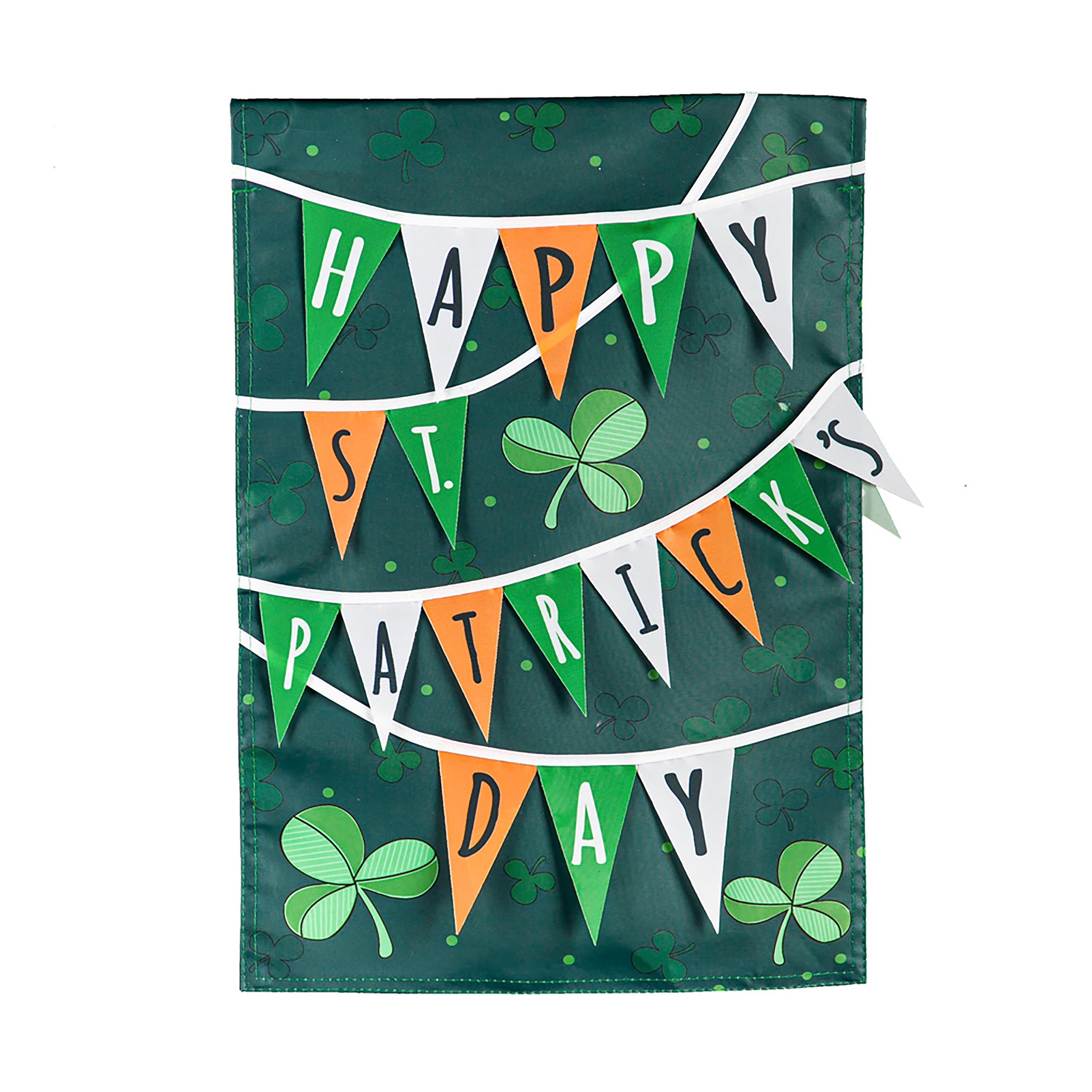 St. Paddy's Day Banner Garden Applique Flag