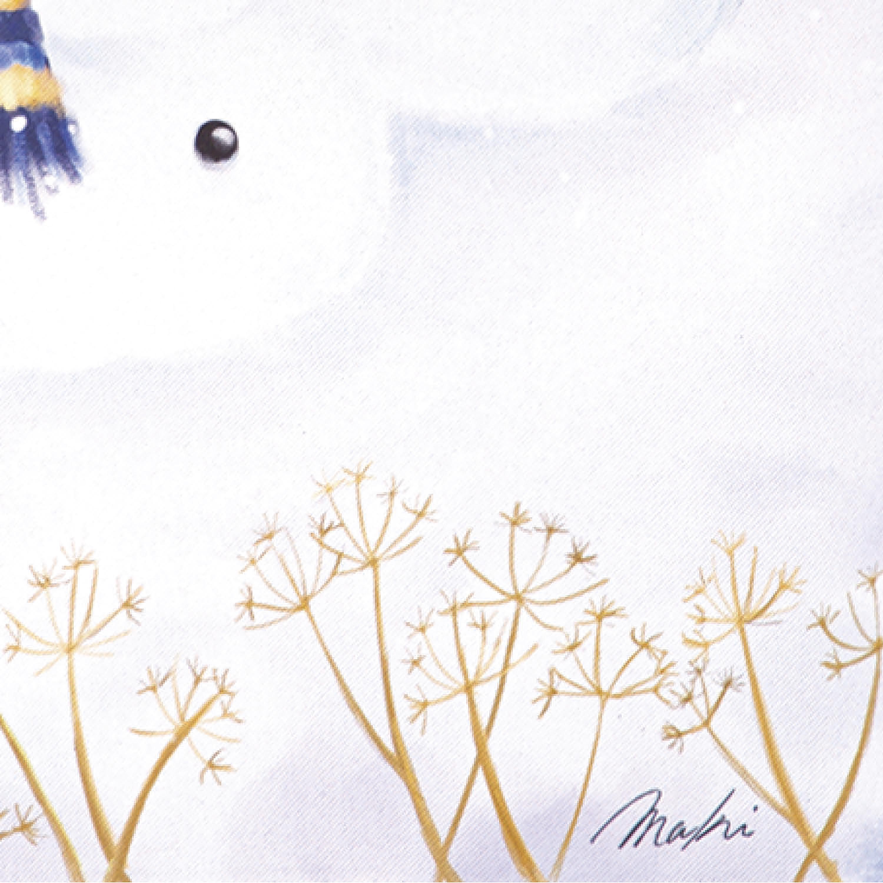 Happy Snowmen Trio Suede Garden Flag