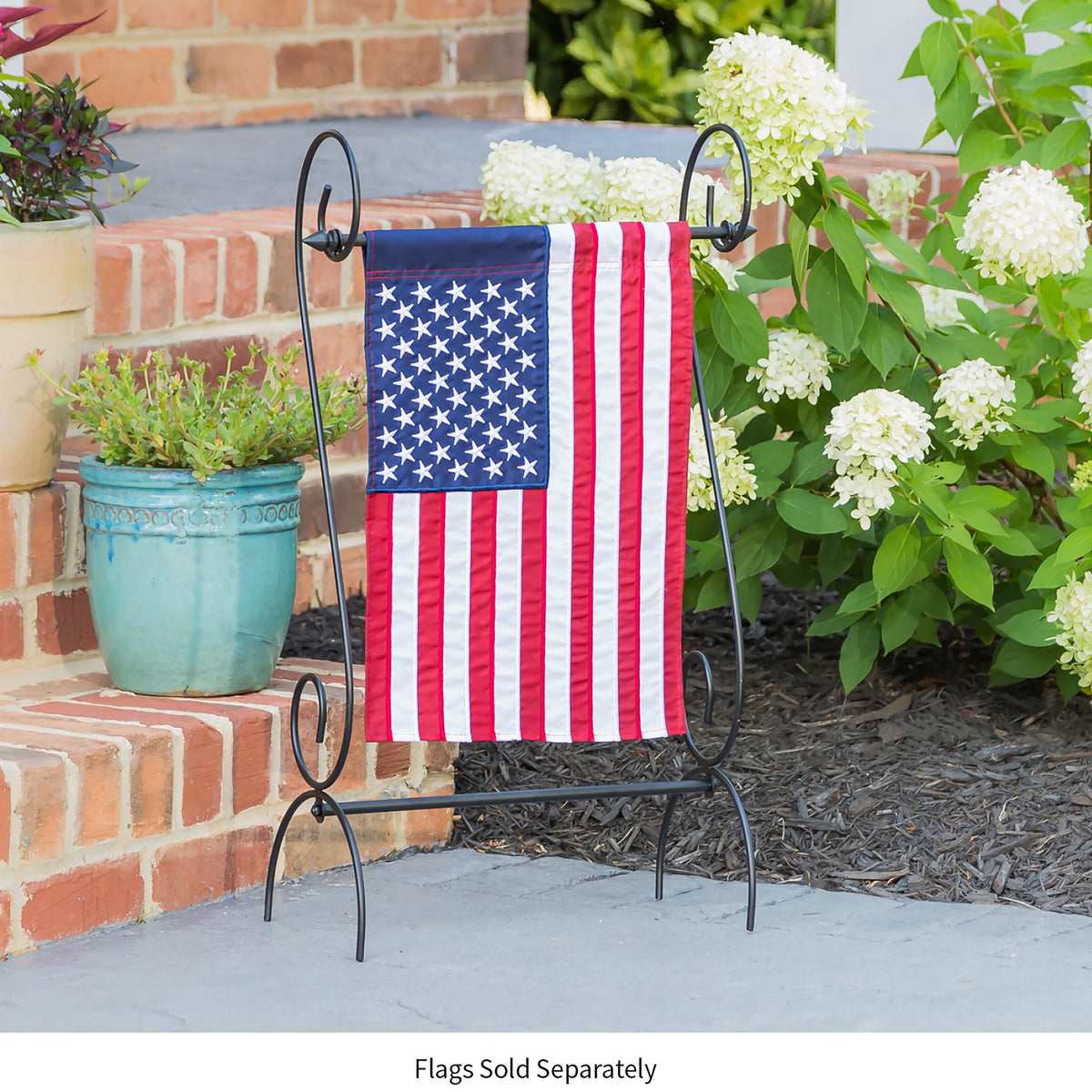 Scroll Garden Flag Stand