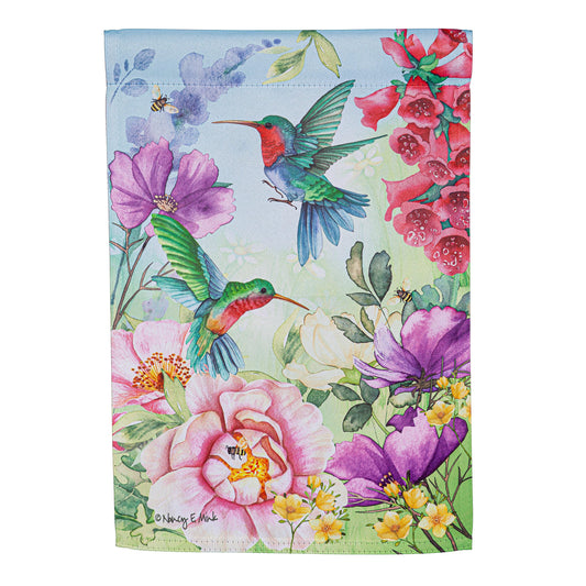Humming Along Suede Garden Flag