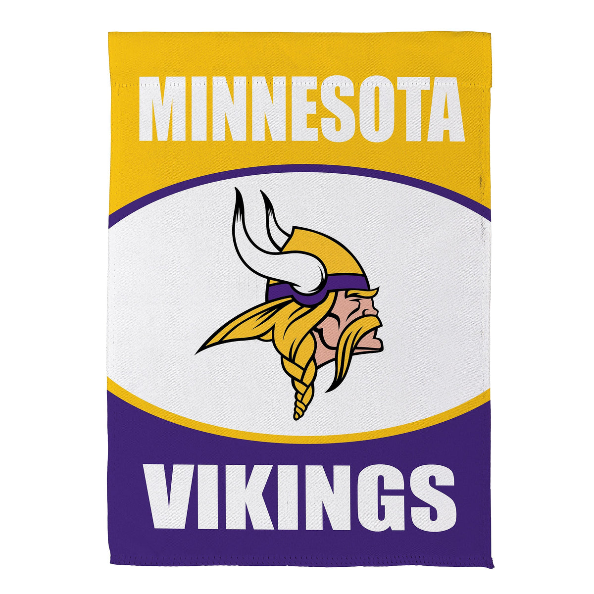 Minnesota Vikings Suede Garden Flag