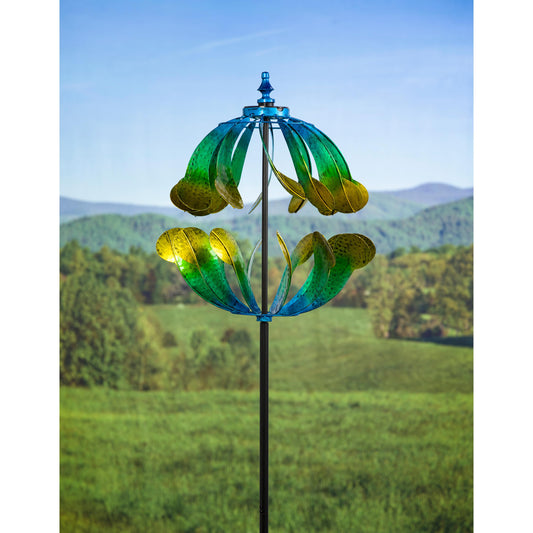 75" Solar Wind Spinner, Oceanic Waves