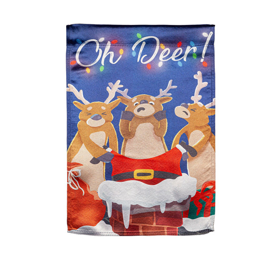 Oh Deer Lustre Garden Flag