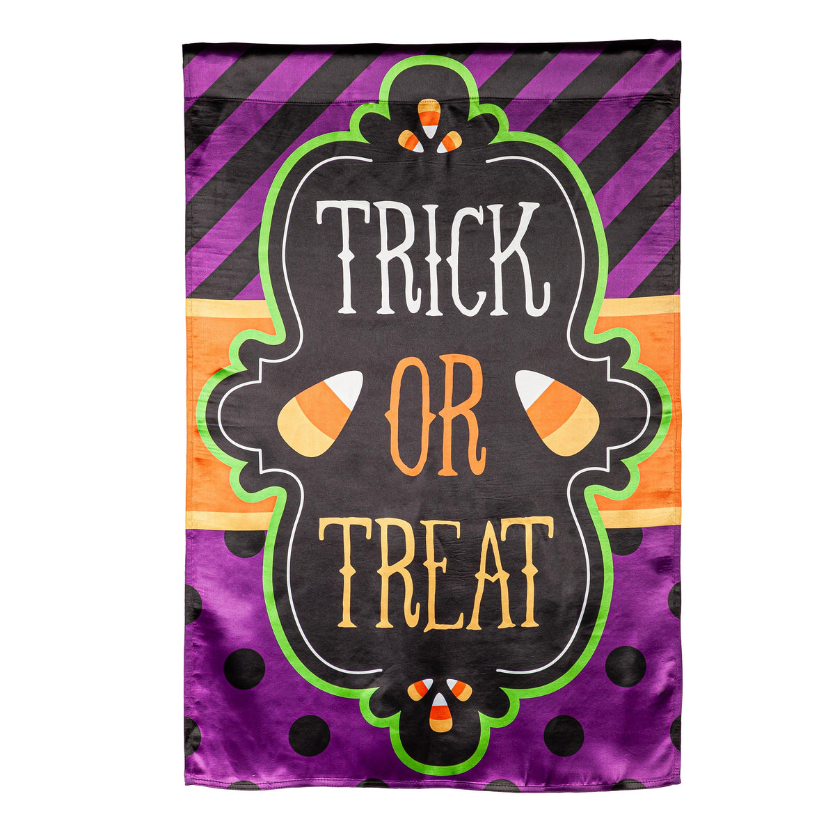 Trick or Treat House Lustre Flag