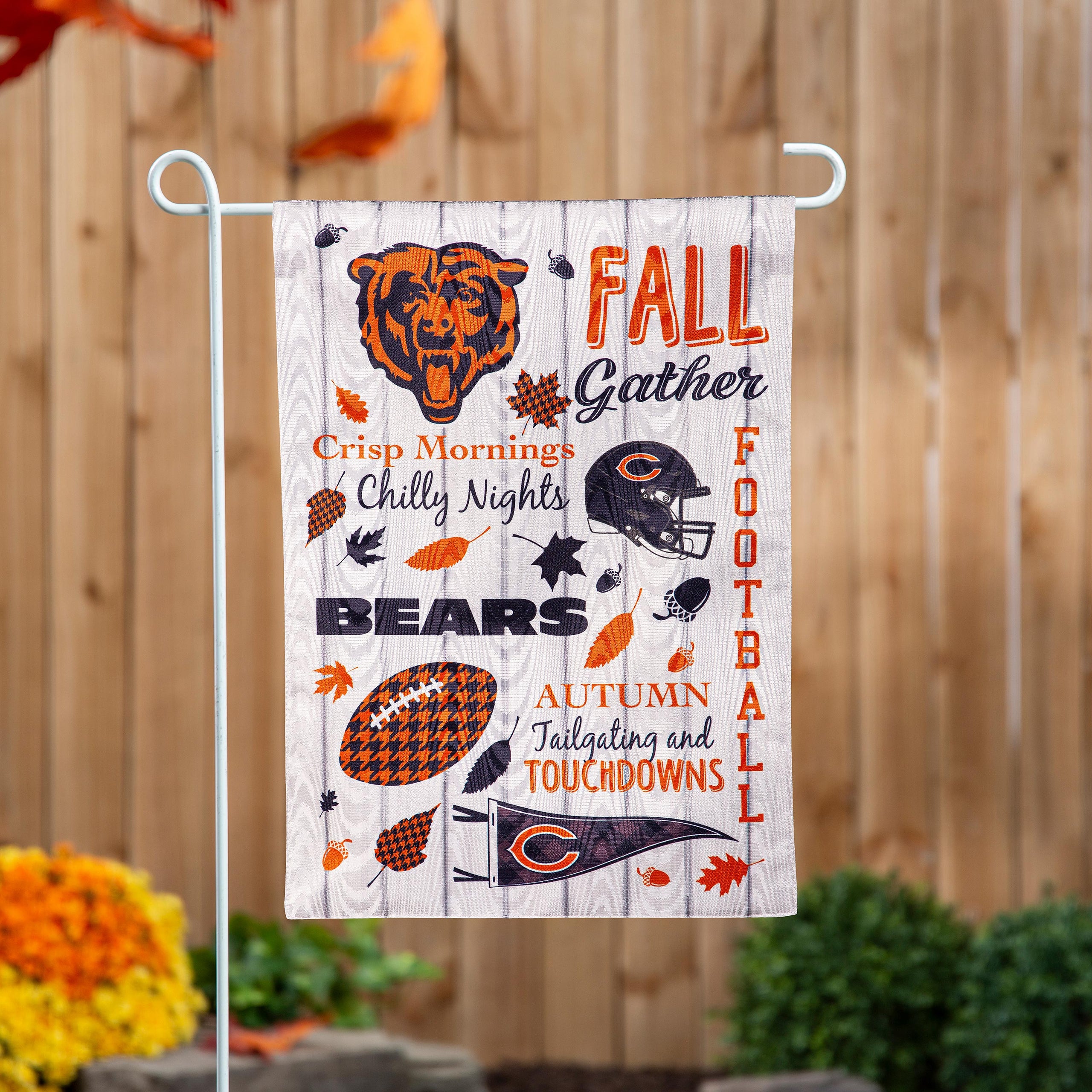 Chicago Bears, Moire Flag, GDN, Fall Seasonal