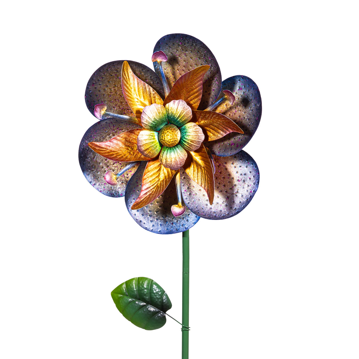 Enchanted Blossom Wind Spinner Stake 60"H