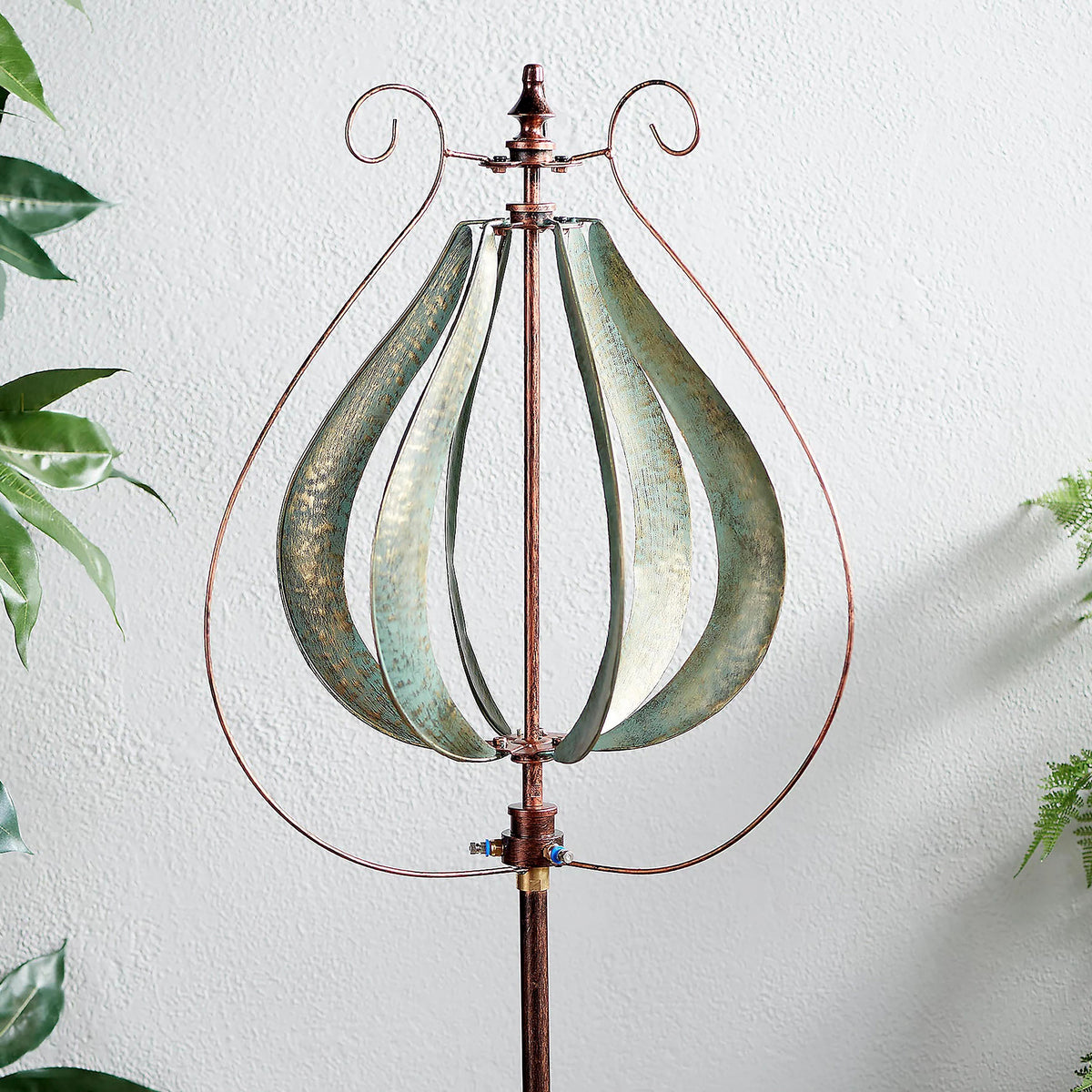 Misting Spinner, verdigris