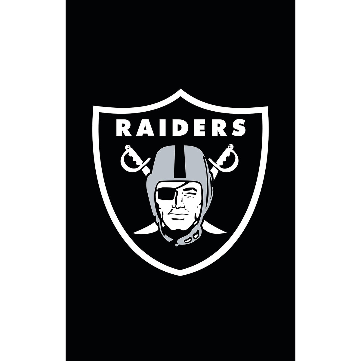 Applique Flag, Reg, Las Vegas Raiders