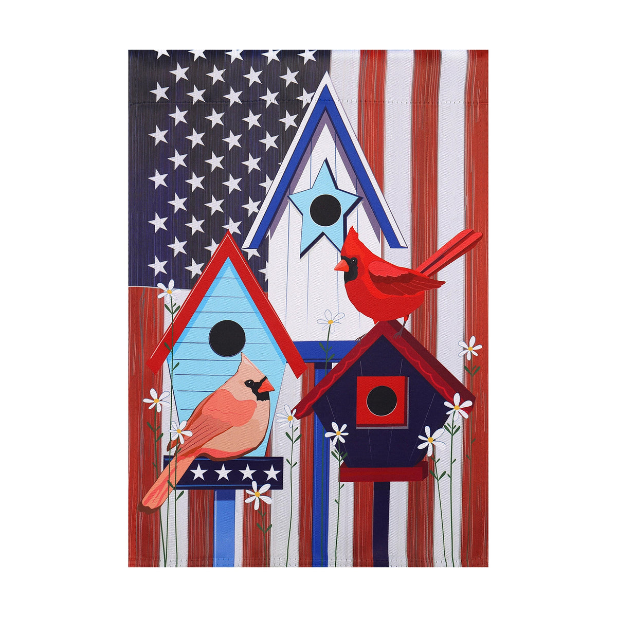 Patriotic Birdhouses Garden