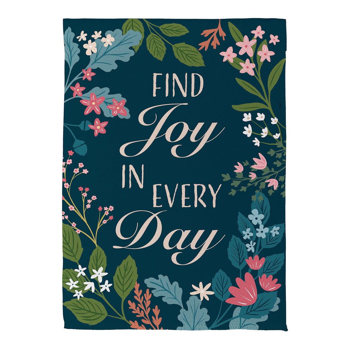 Find Joy Suede House Flag